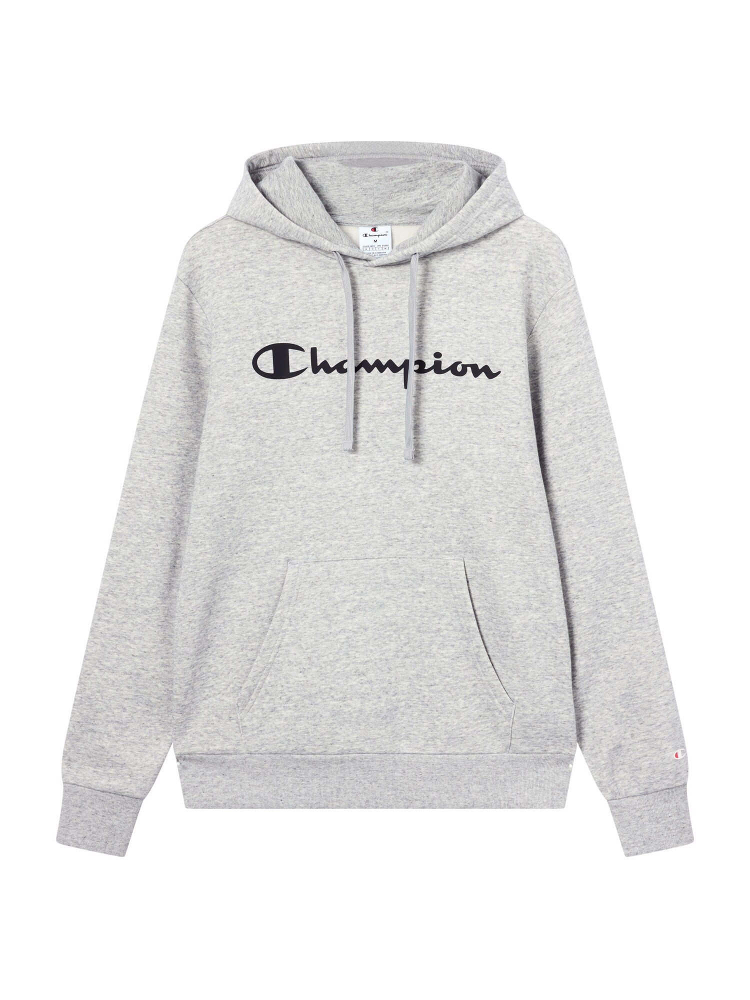 Champion Authentic Athletic Apparel Mikina  sivá melírovaná / čierna