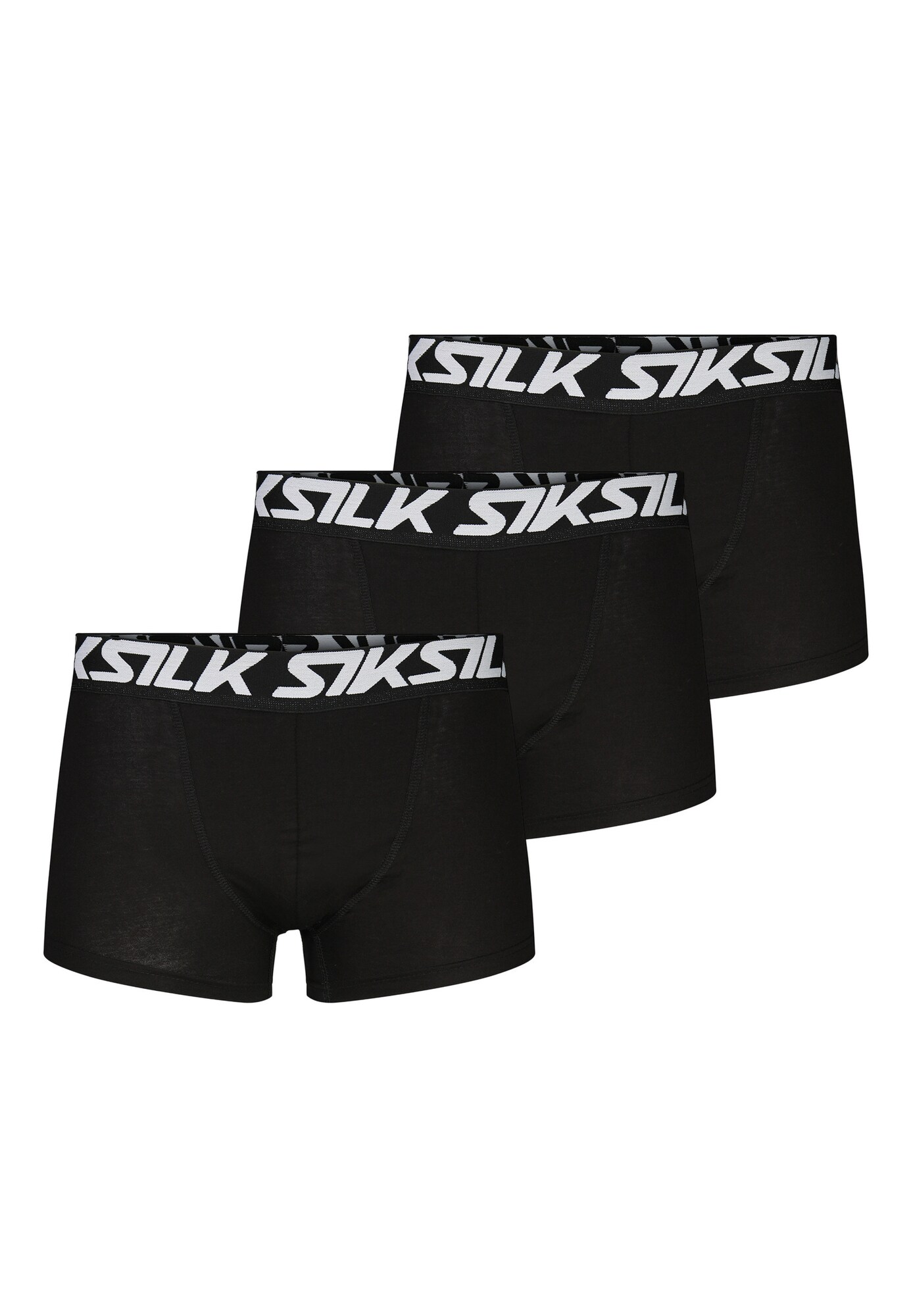 SikSilk Boxerky  čierna / biela