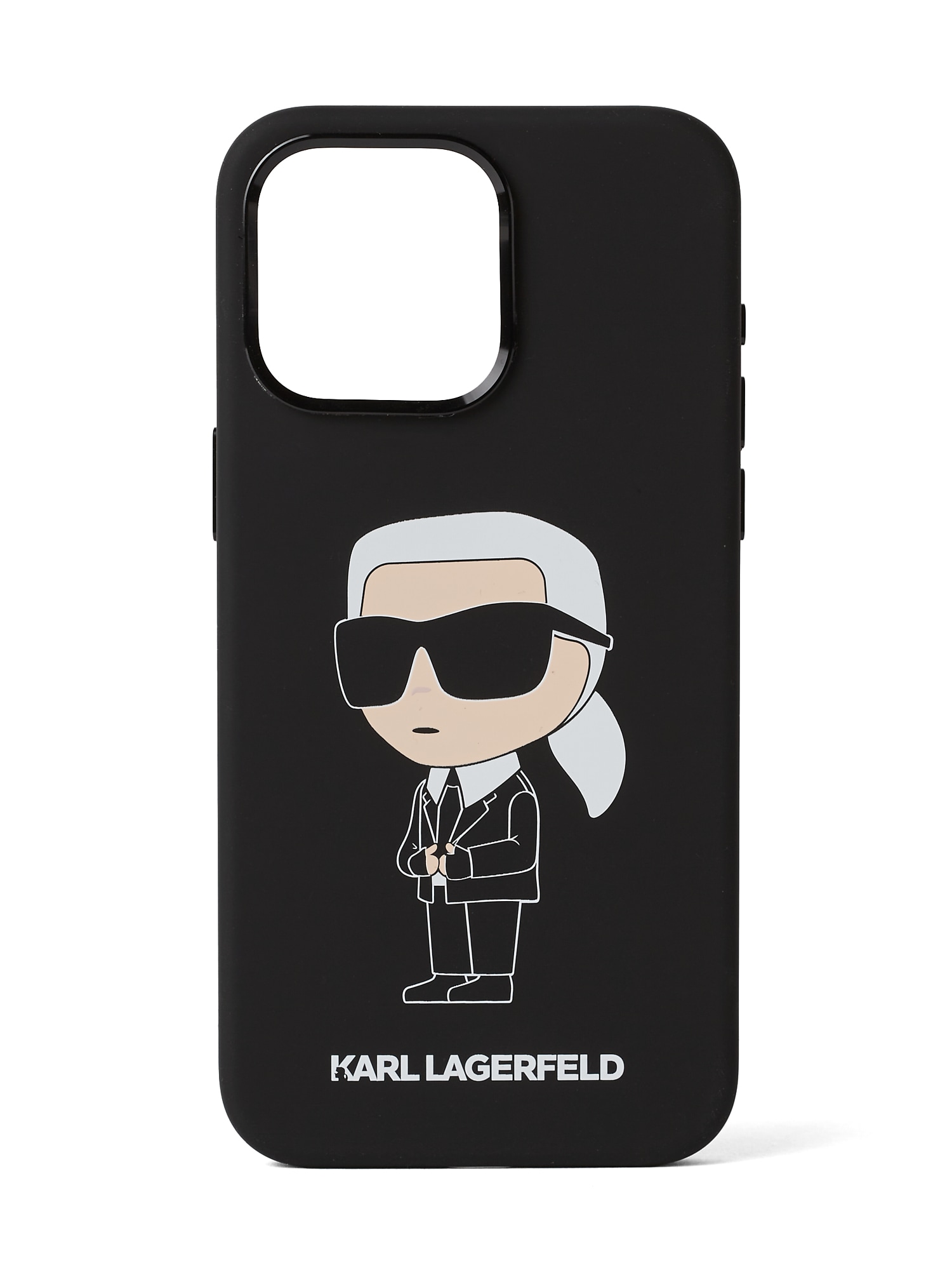 Karl Lagerfeld Išmaniojo telefono dėklas smėlio spalva / juoda / balta