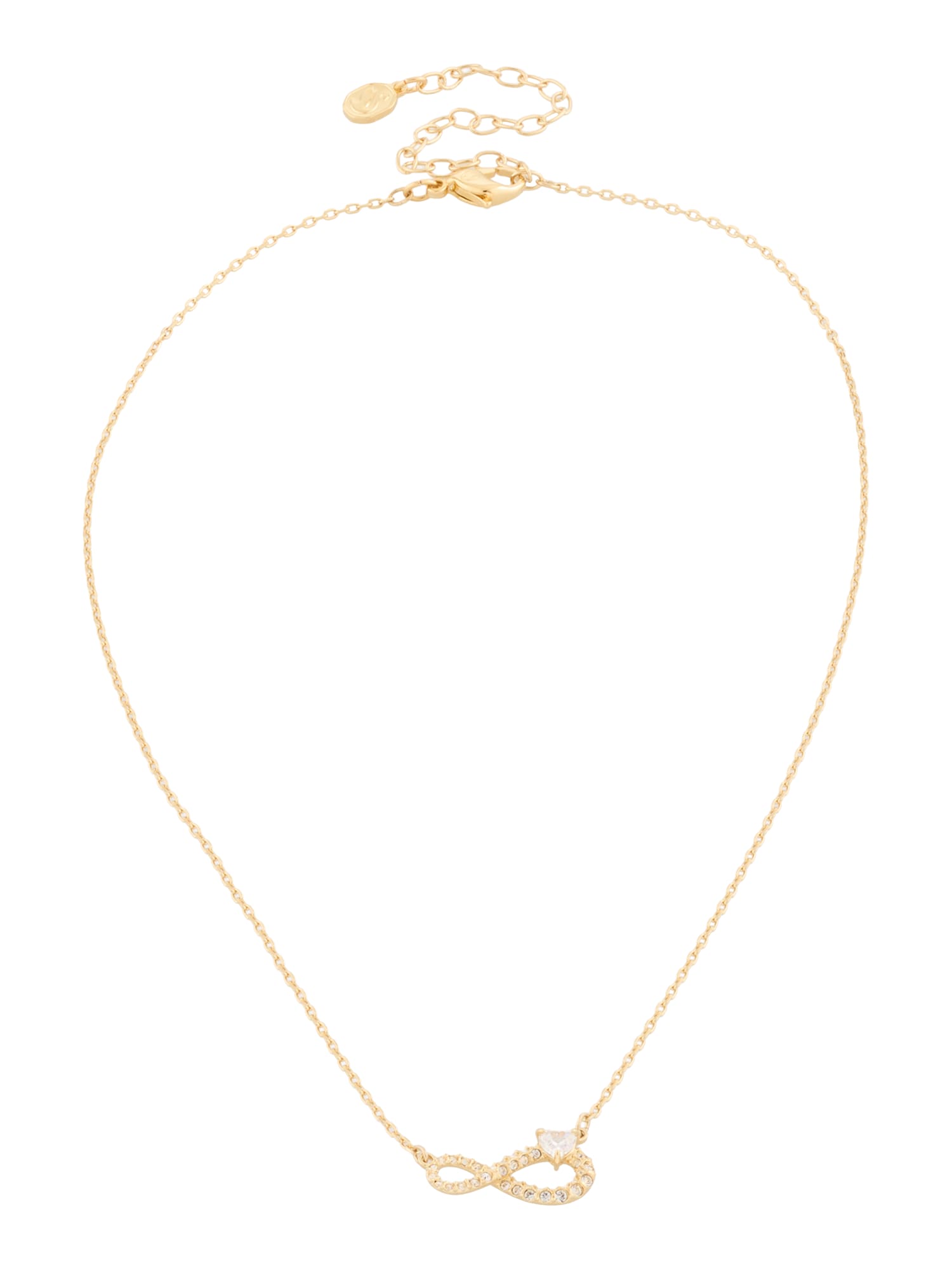 Swarovski Lanțuri  auriu / transparent