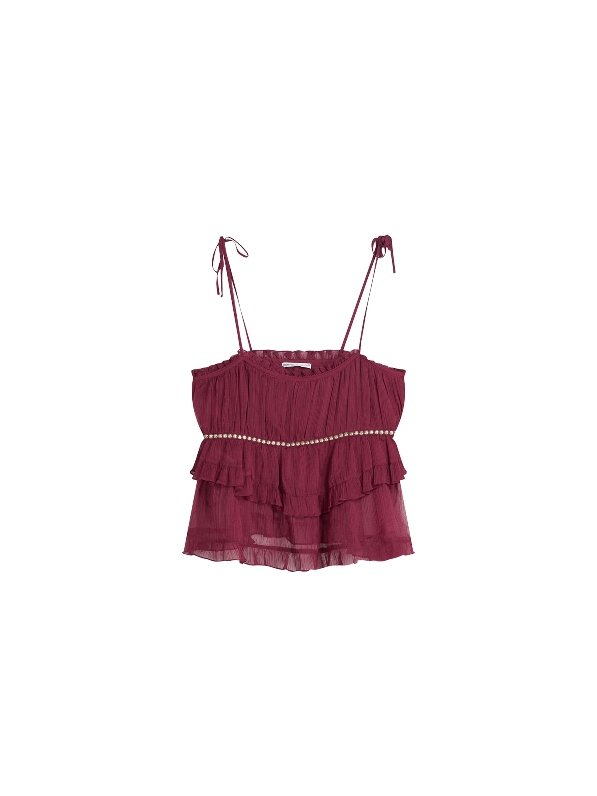 Burgundy top