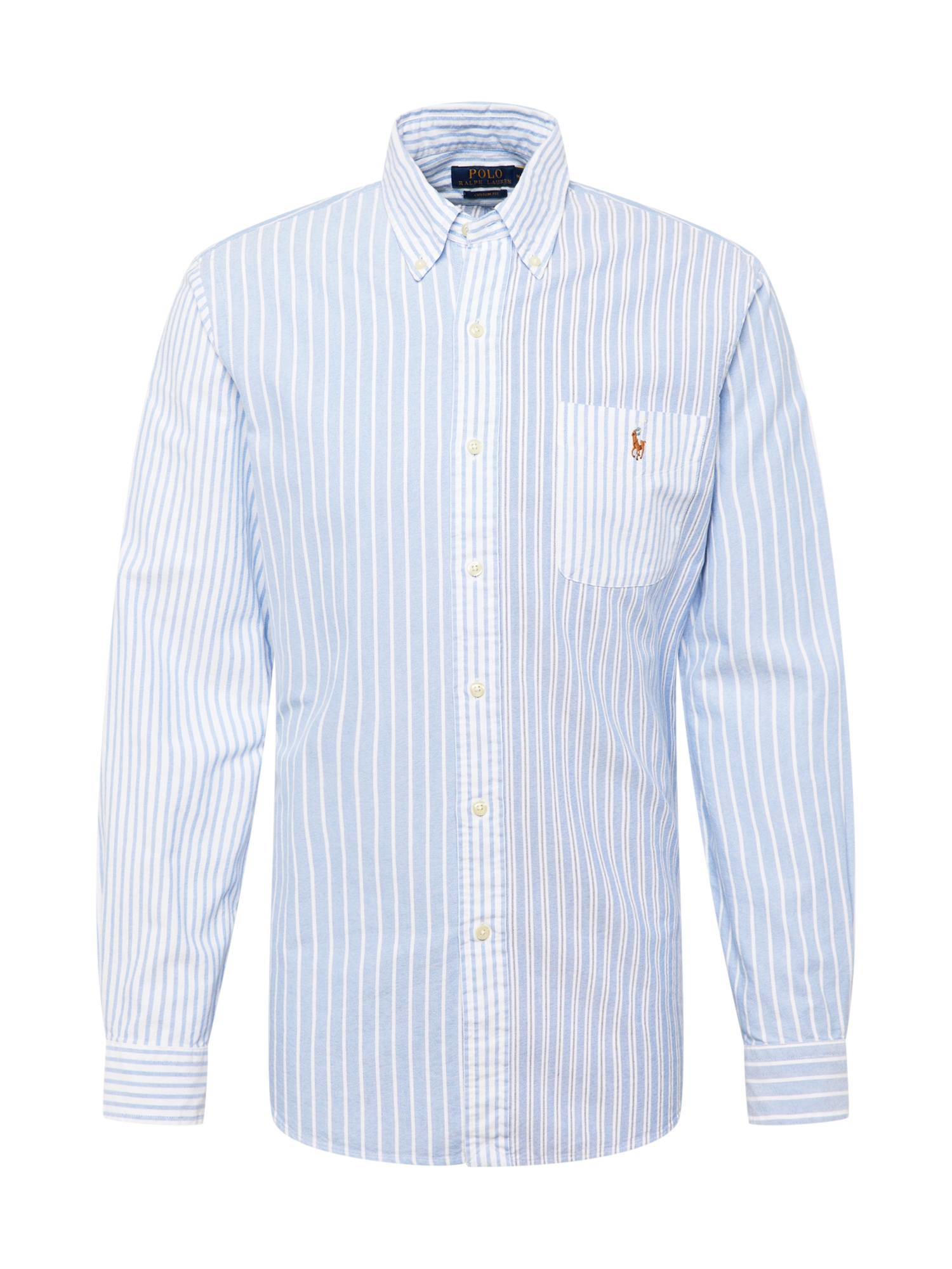 Polo Ralph Lauren Риза  светлосиньо / мръсно бяло