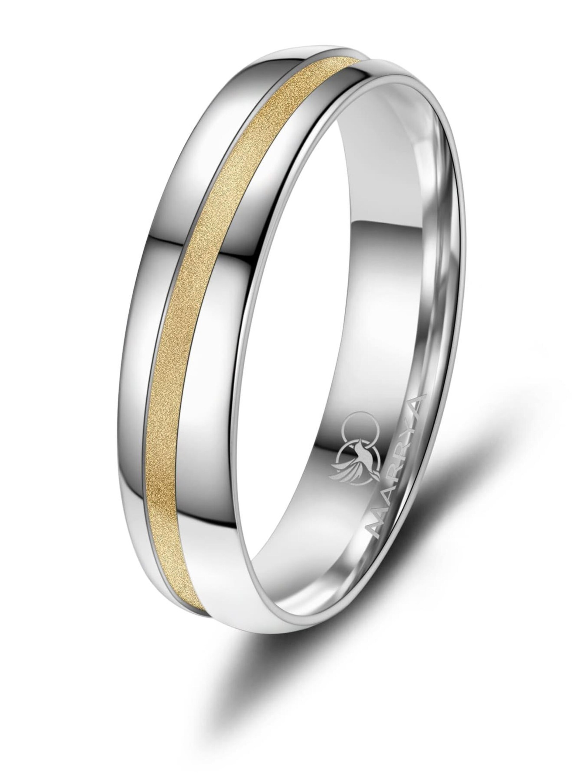 MARRYA Ring 'MARRYA SI-21 Ehering aus Silber' dam