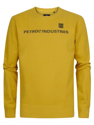 Petrol Industries Sweatshirt Mosterd / Zwart