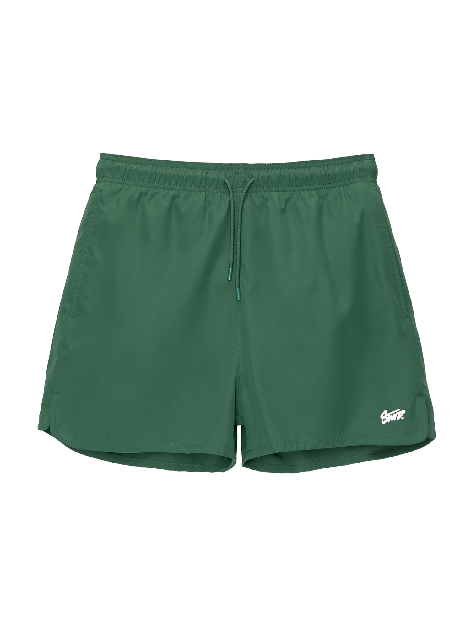 Pull&Bear Kratke kopalne hlače  svetlo siva / zelena / bela