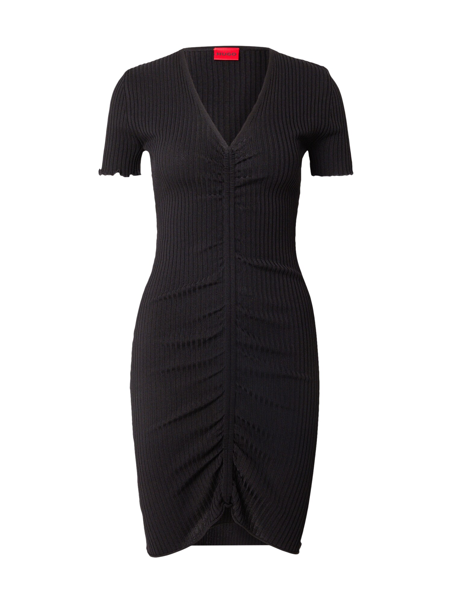 HUGO Rochie tricotat Slisery  negru