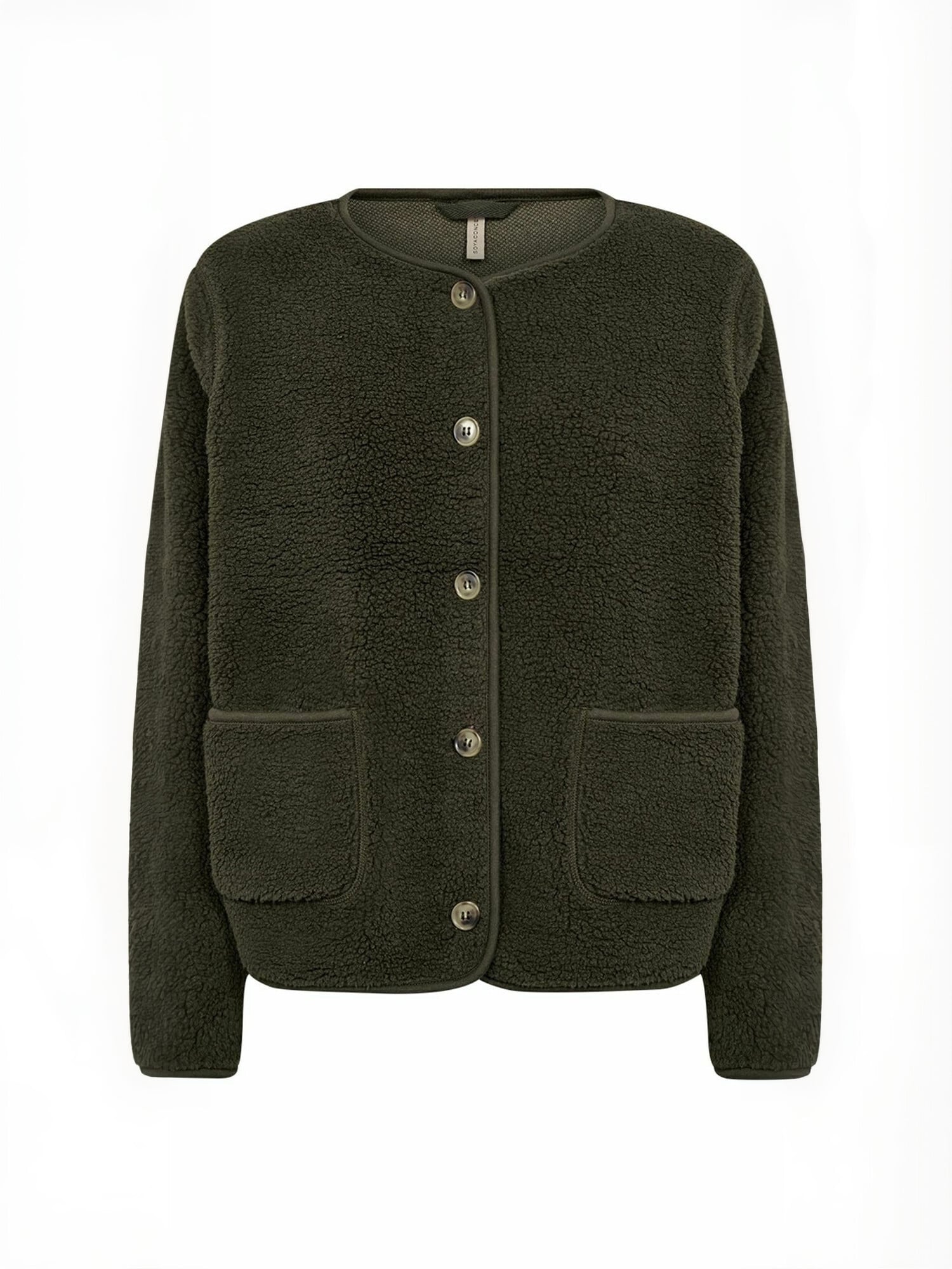 Soyaconcept Jachetă  fleece  SC-ONYX  verde închis