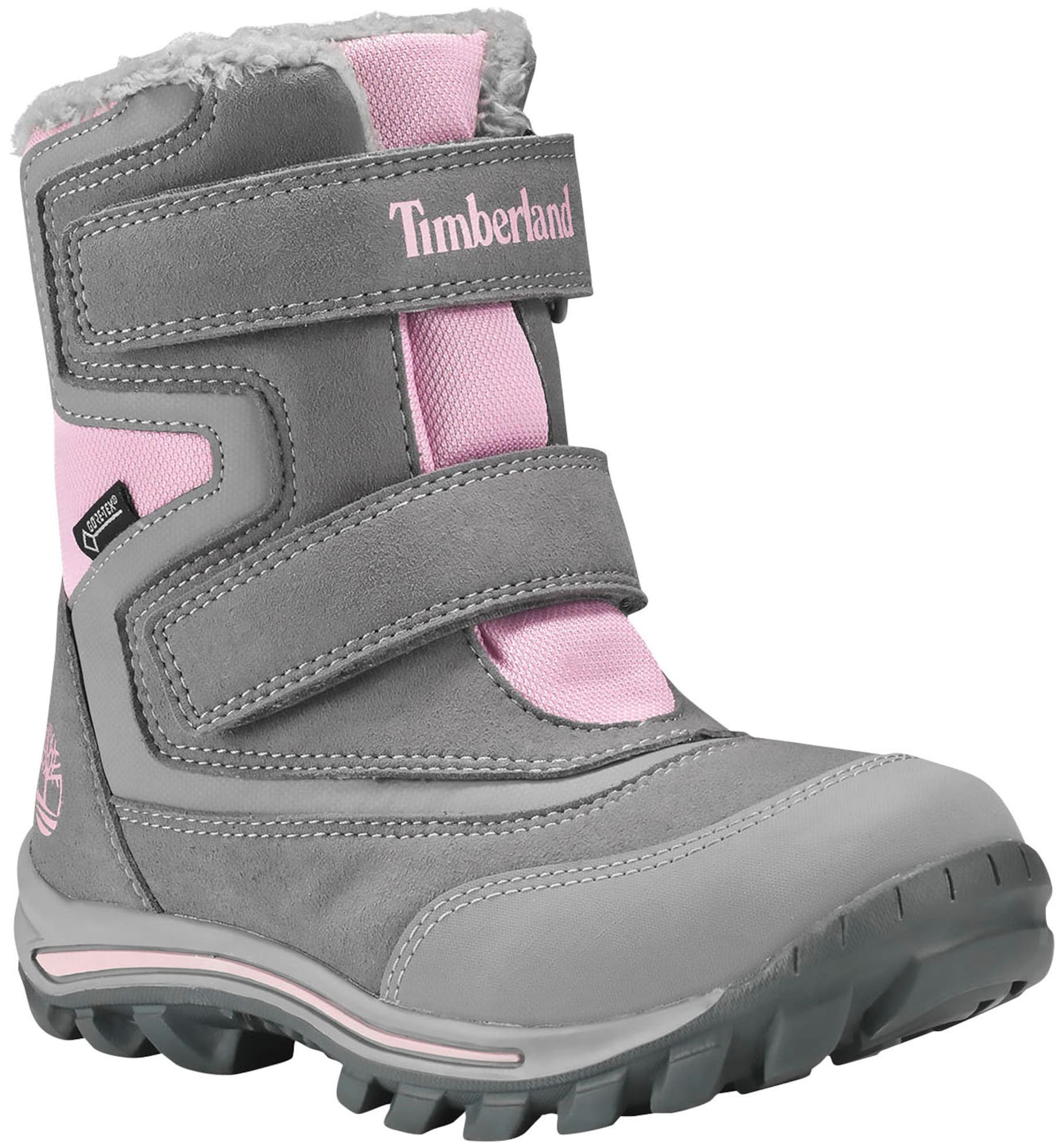 TIMBERLAND Čizme za snijeg 'Chillberg 2'  siva / roza