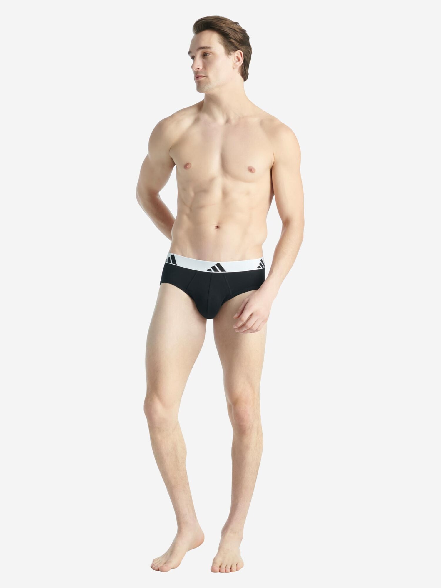 ADIDAS SPORTSWEAR Braga 'Active Flex Cotton'  negro / blanco – imagen 4