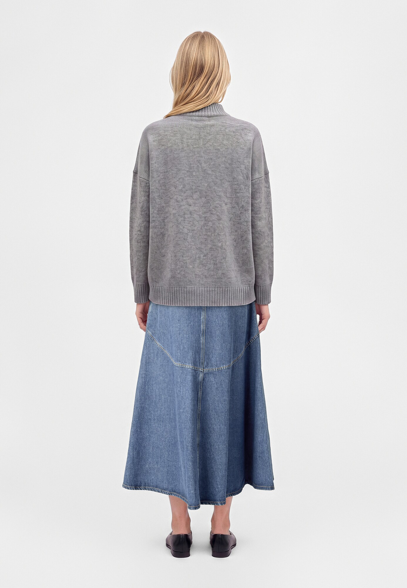 Weekend Max Mara Jersey 'BORGIA'  gris oscuro – imagen 4