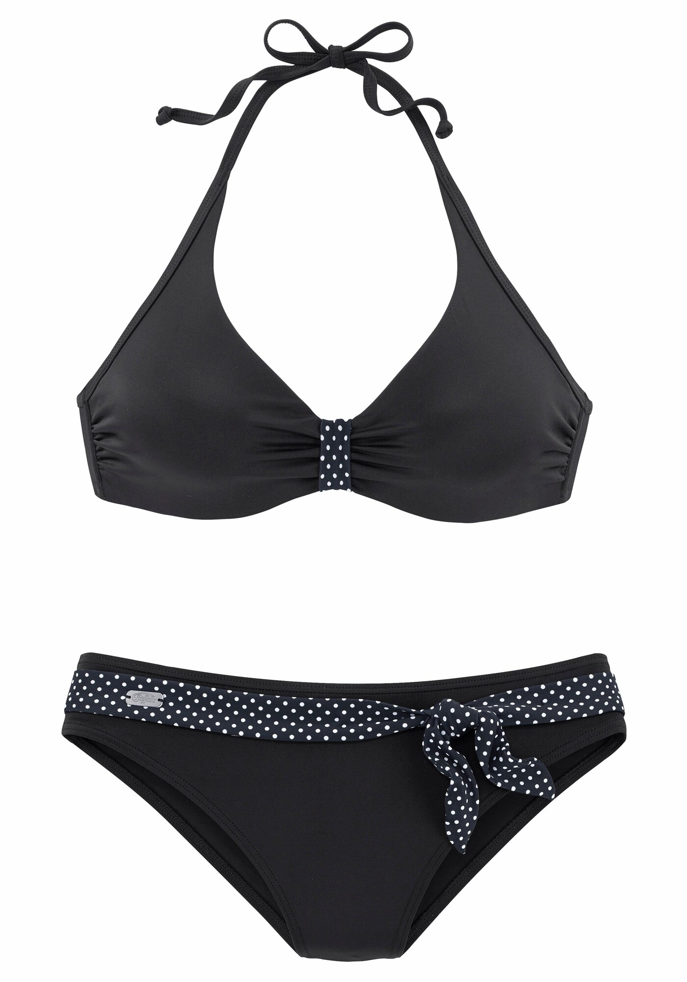 BUFFALO Bikinis  juoda / balta