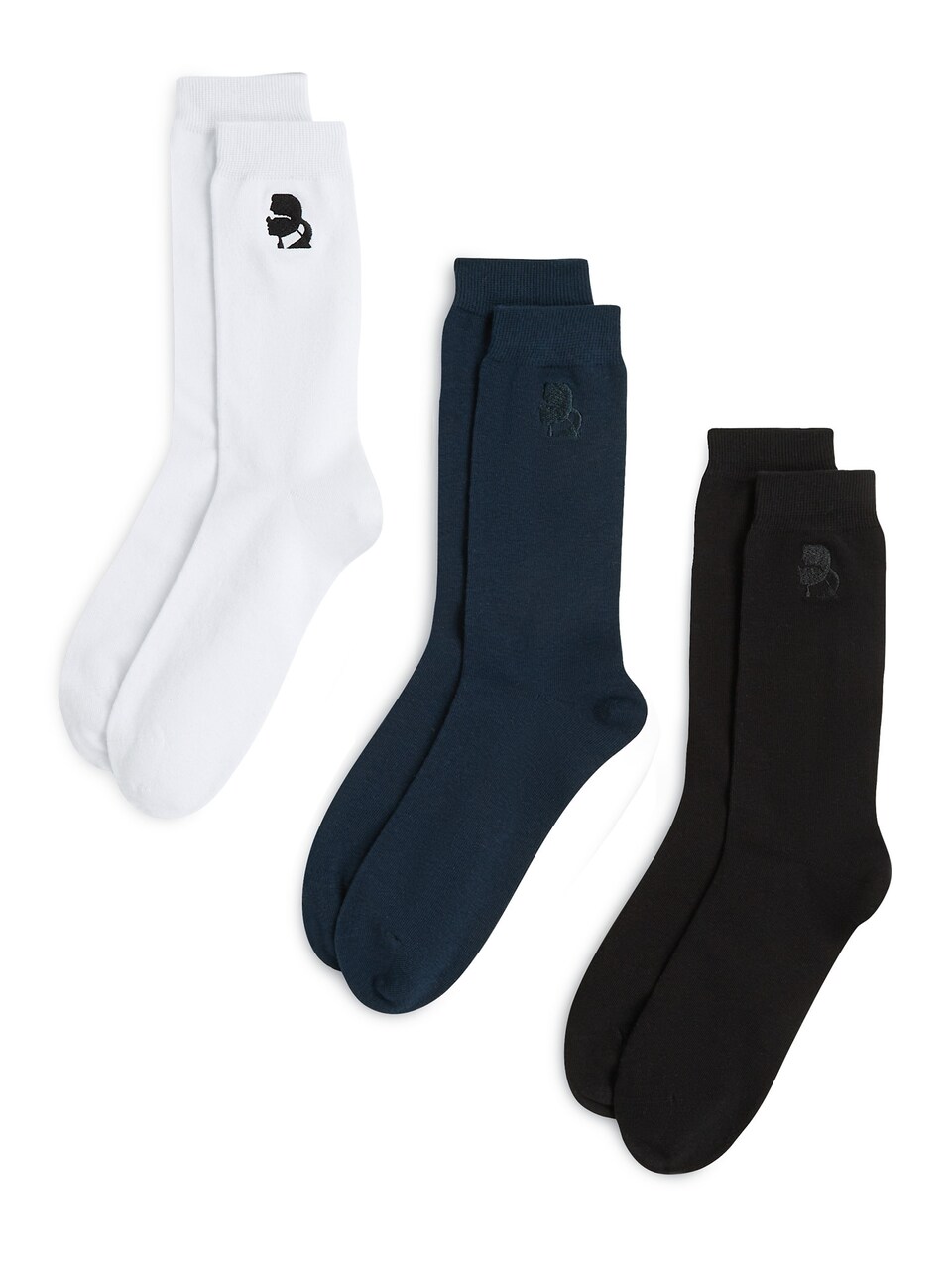 Sockor 'Kameo' mörkblå / svart