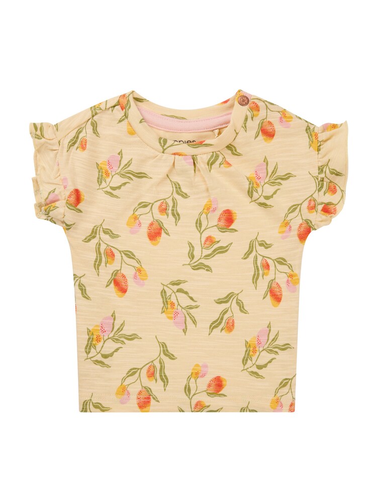 Noppies T-Shirt 'Moraga' Mädchen Größe 50 beige / grün / orange