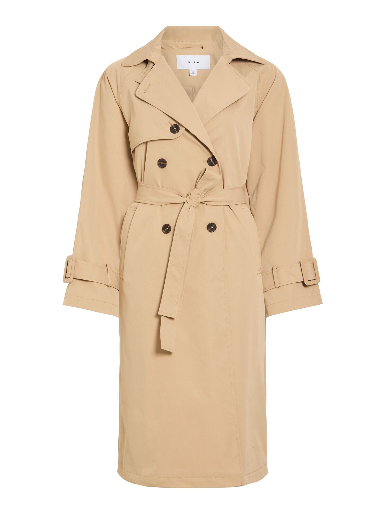 VILA Cappotto di mezza stagione 'VIVian'  beige