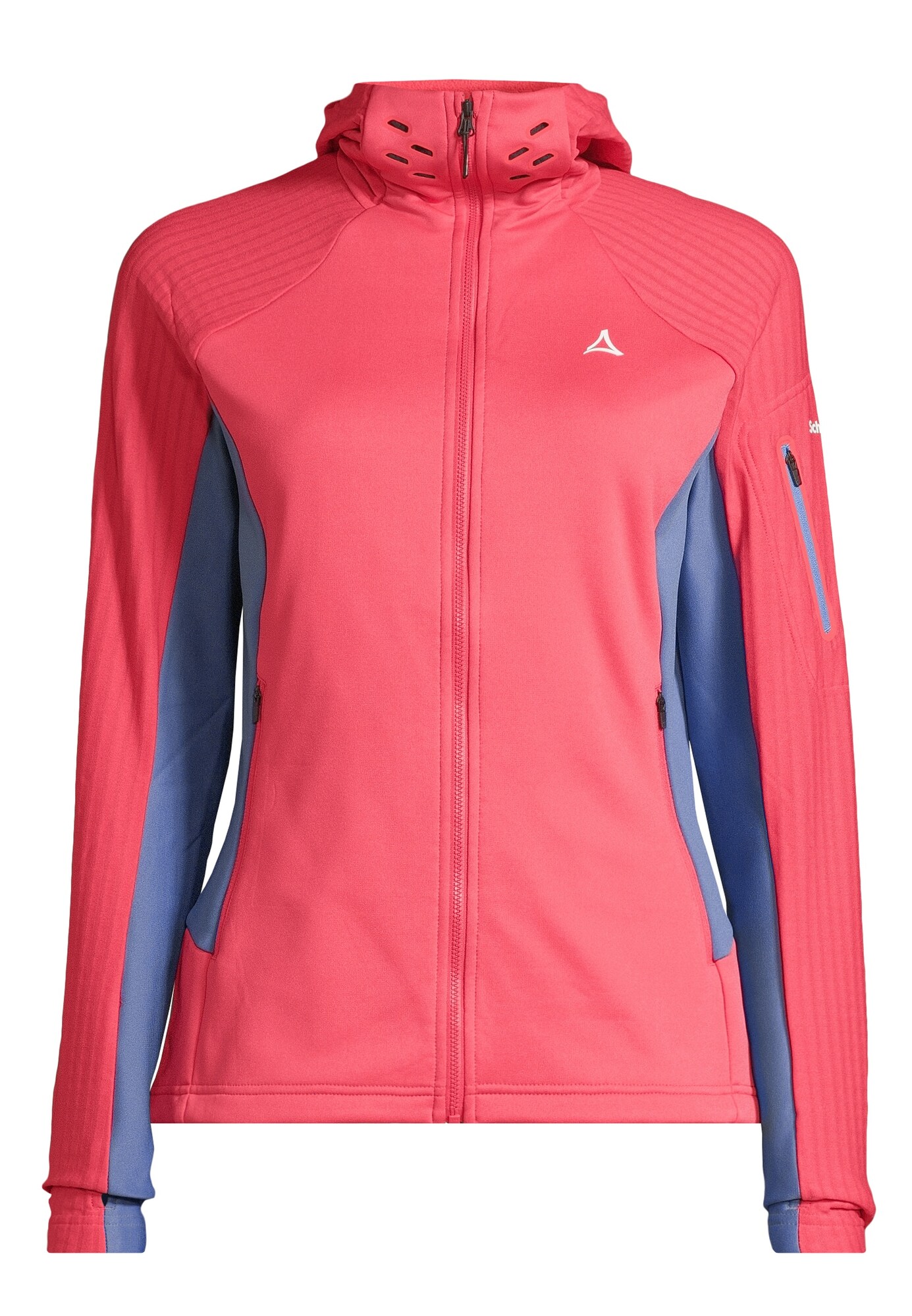 Schöffel Chaqueta polar funcional 'Rotbach'  azul / melón