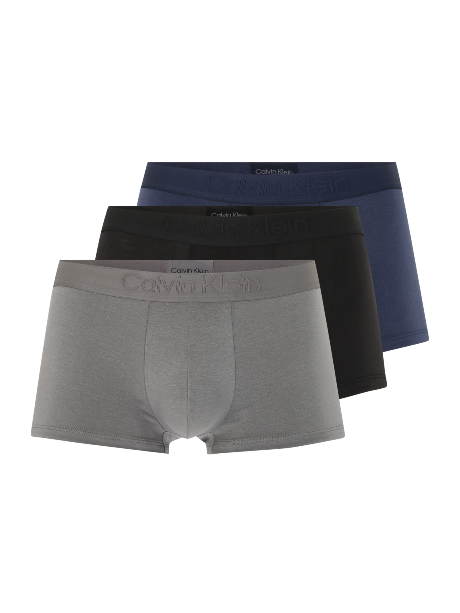 Calvin Klein Underwear Boxerky  tmavomodrá / sivá / čierna