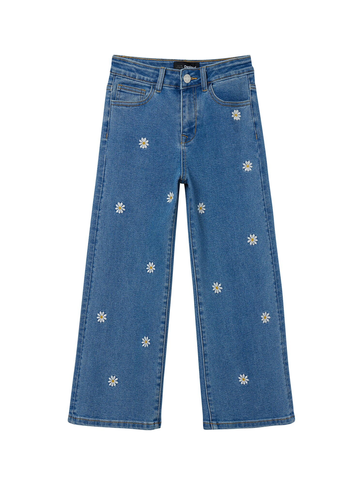 Desigual Farmer  kék farmer / sárga / fehér akciós termékkép 1