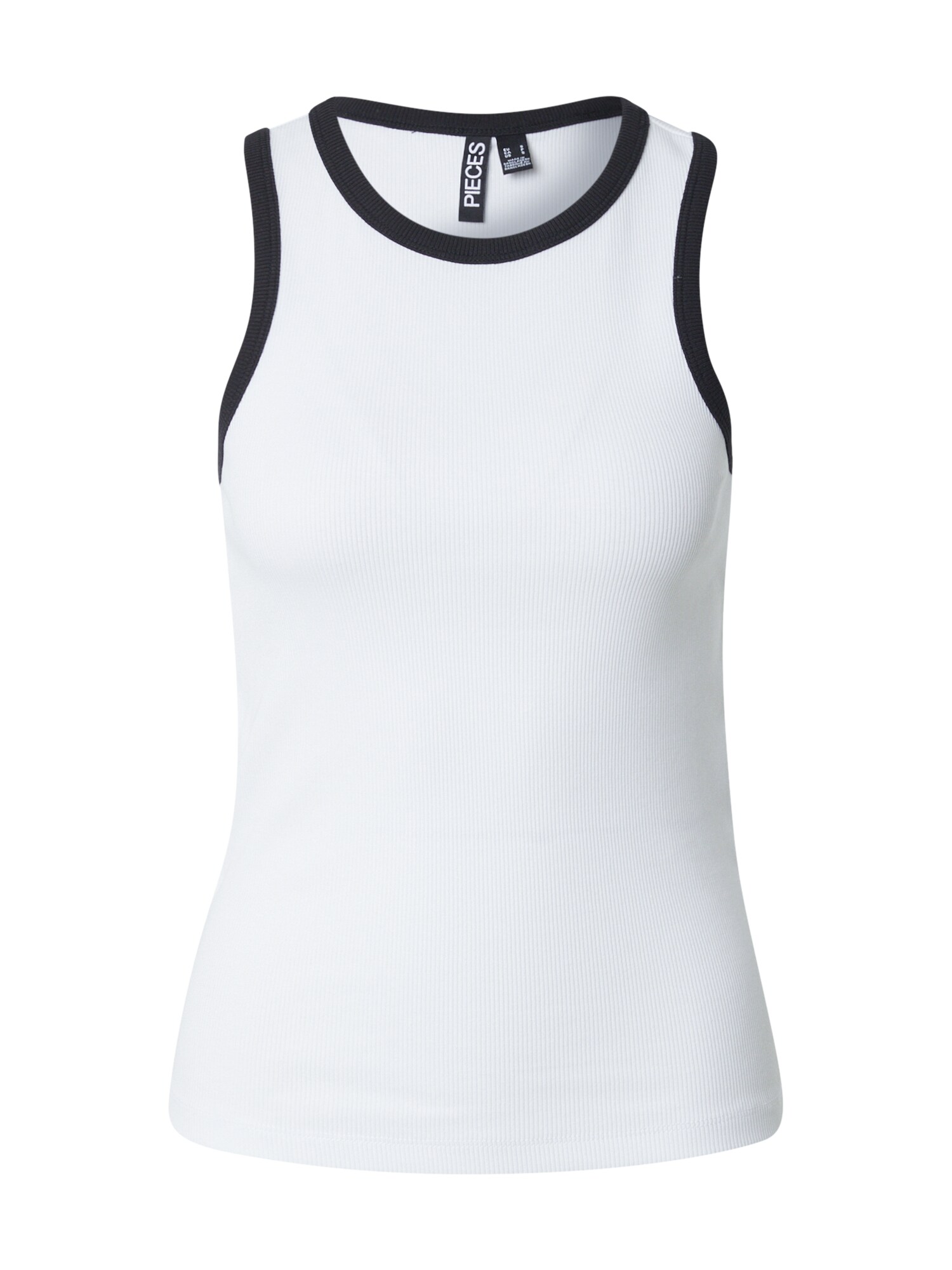 PIECES Top PCMAY  negru / alb