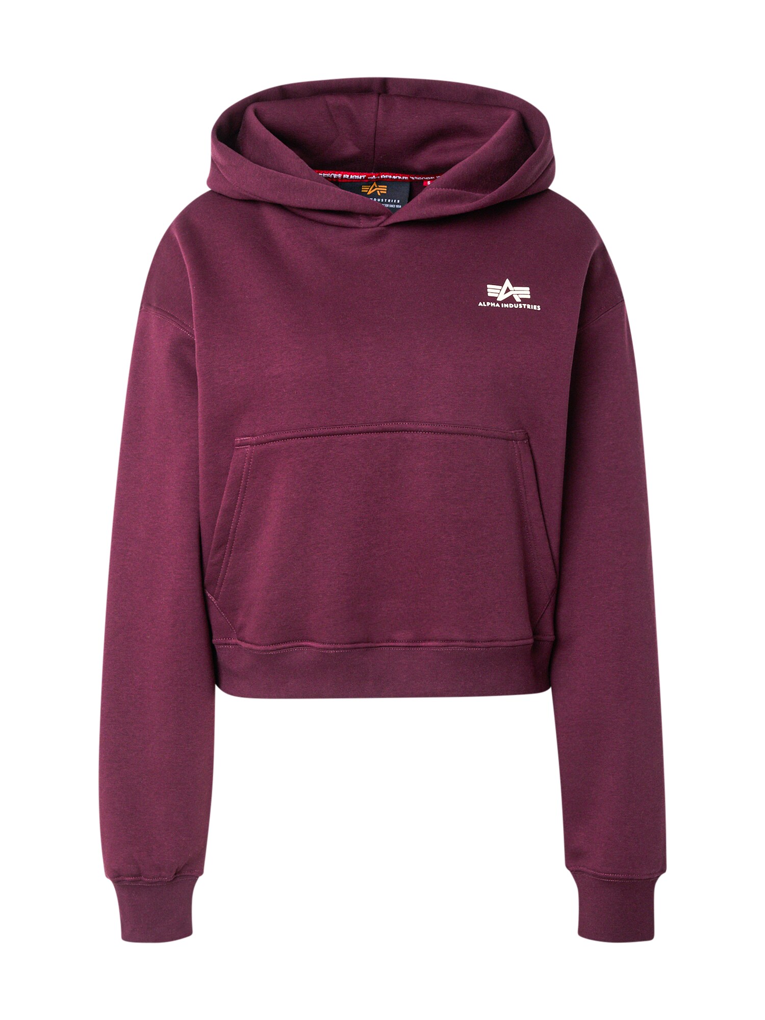 ALPHA INDUSTRIES Tréning póló  ekrü / borvörös akciós termékkép 1