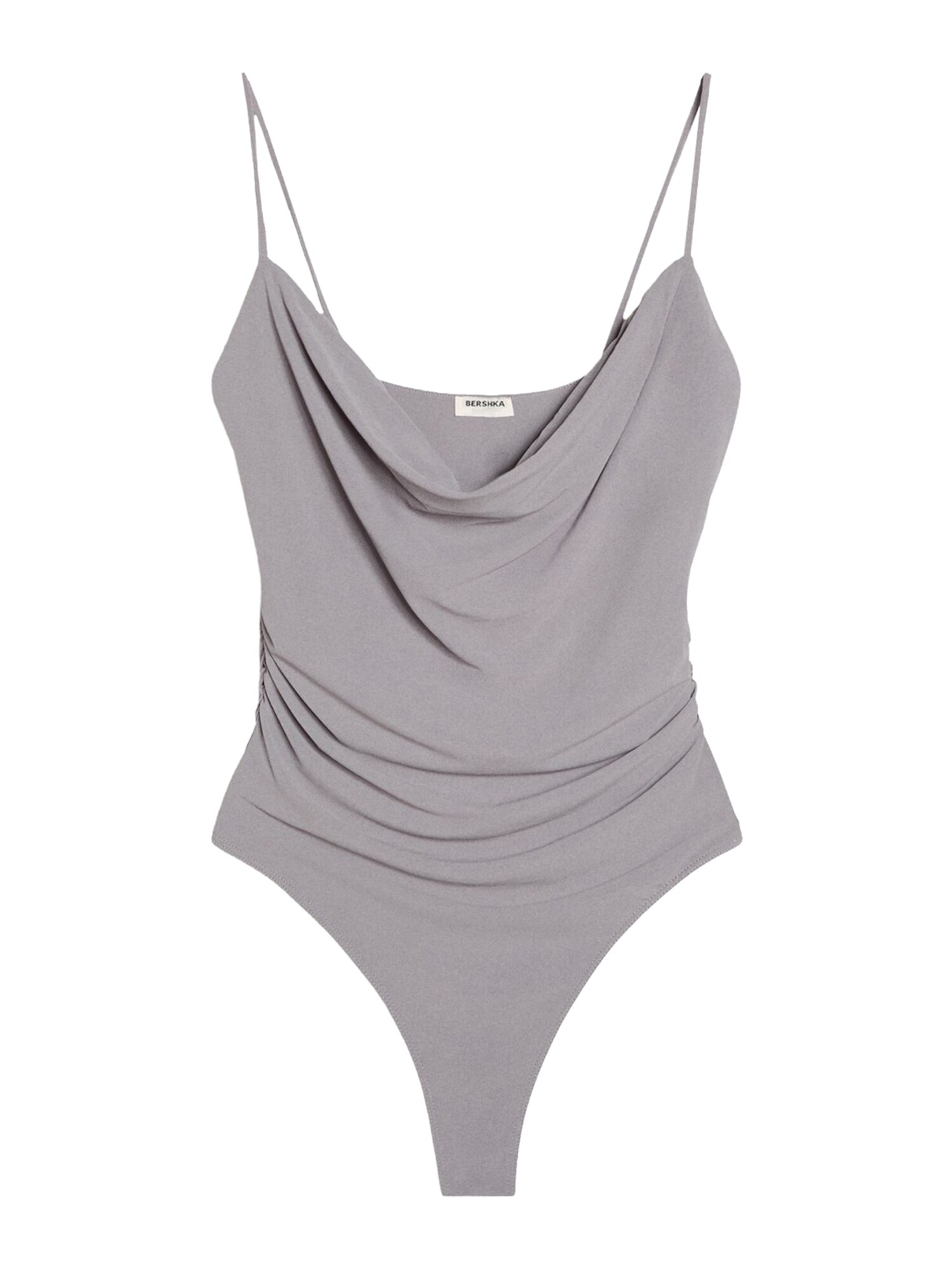 Bershka Košeľové body  sivá