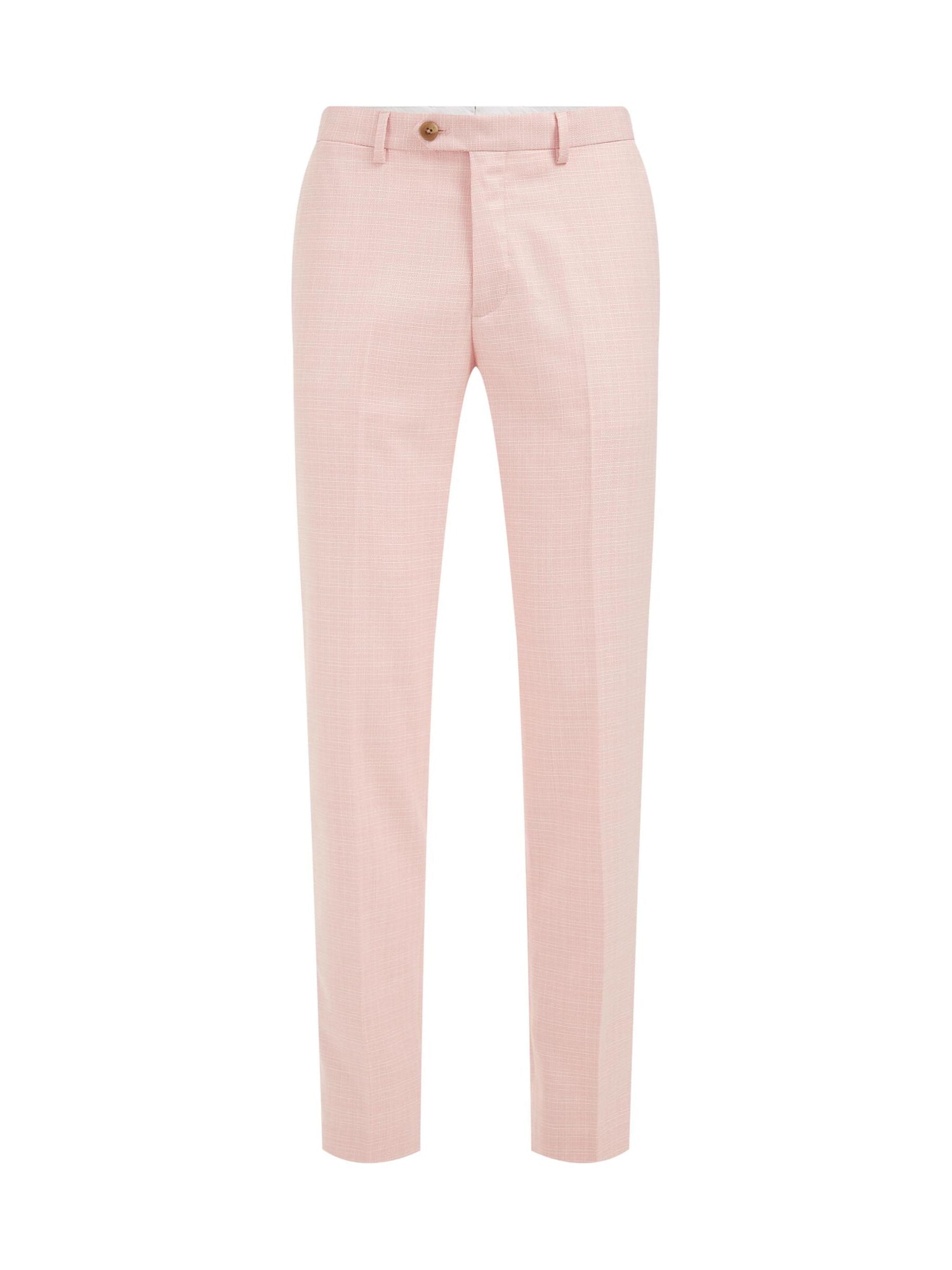 WE Fashion Pantaloni cu dungă  roz