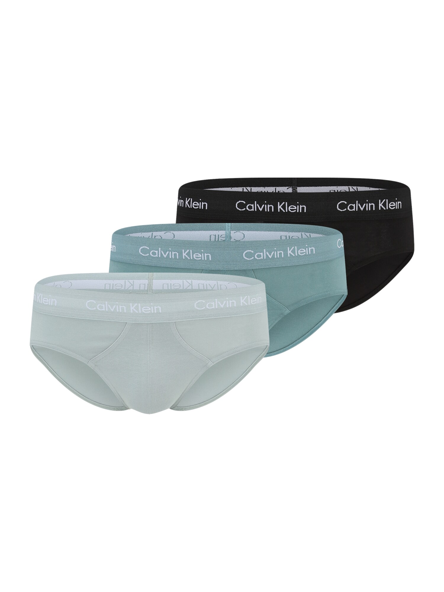 Calvin Klein Underwear Nohavičky  modrozelená / pastelovo zelená / čierna / biela