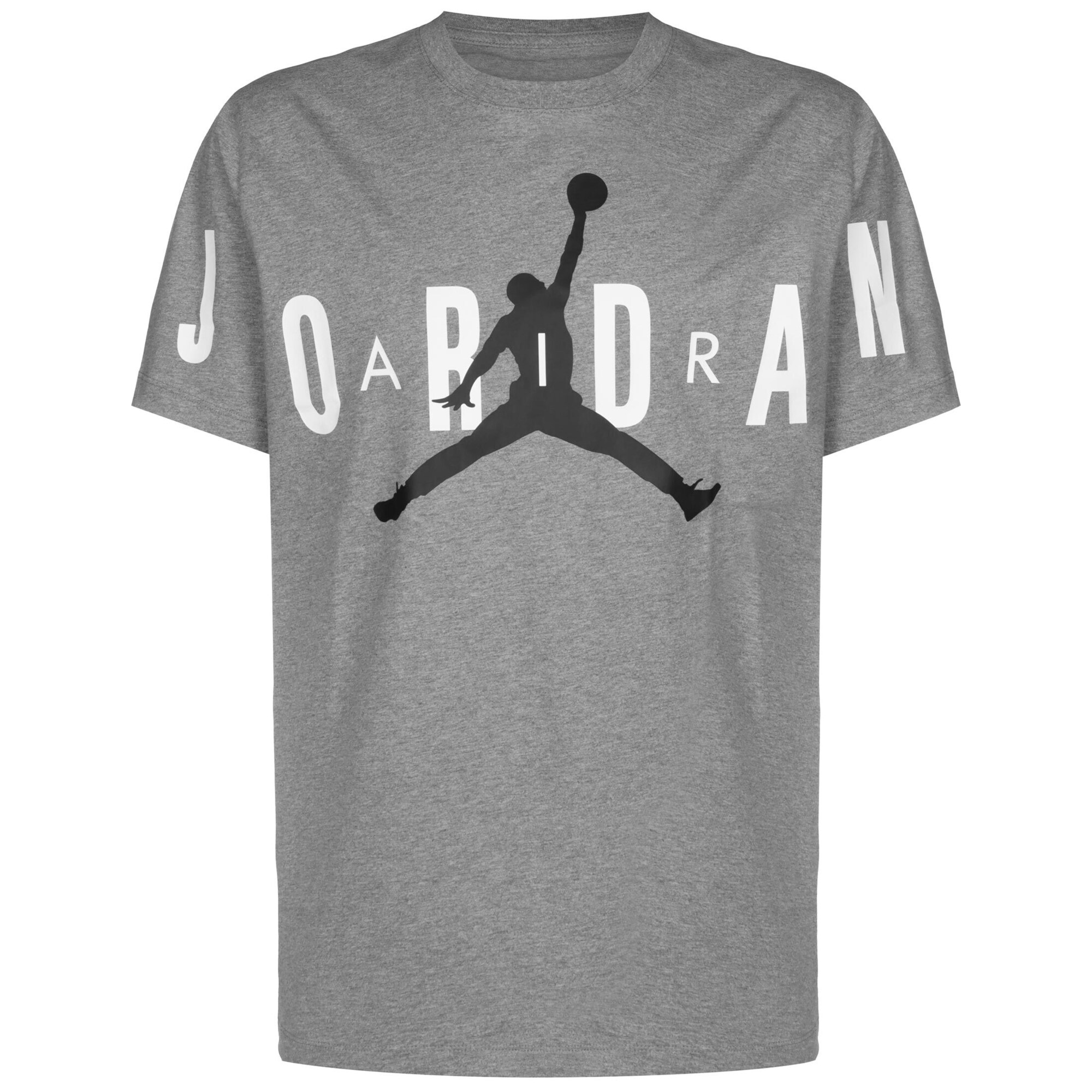 Jordan Тениска  сиво / черно / бяло
