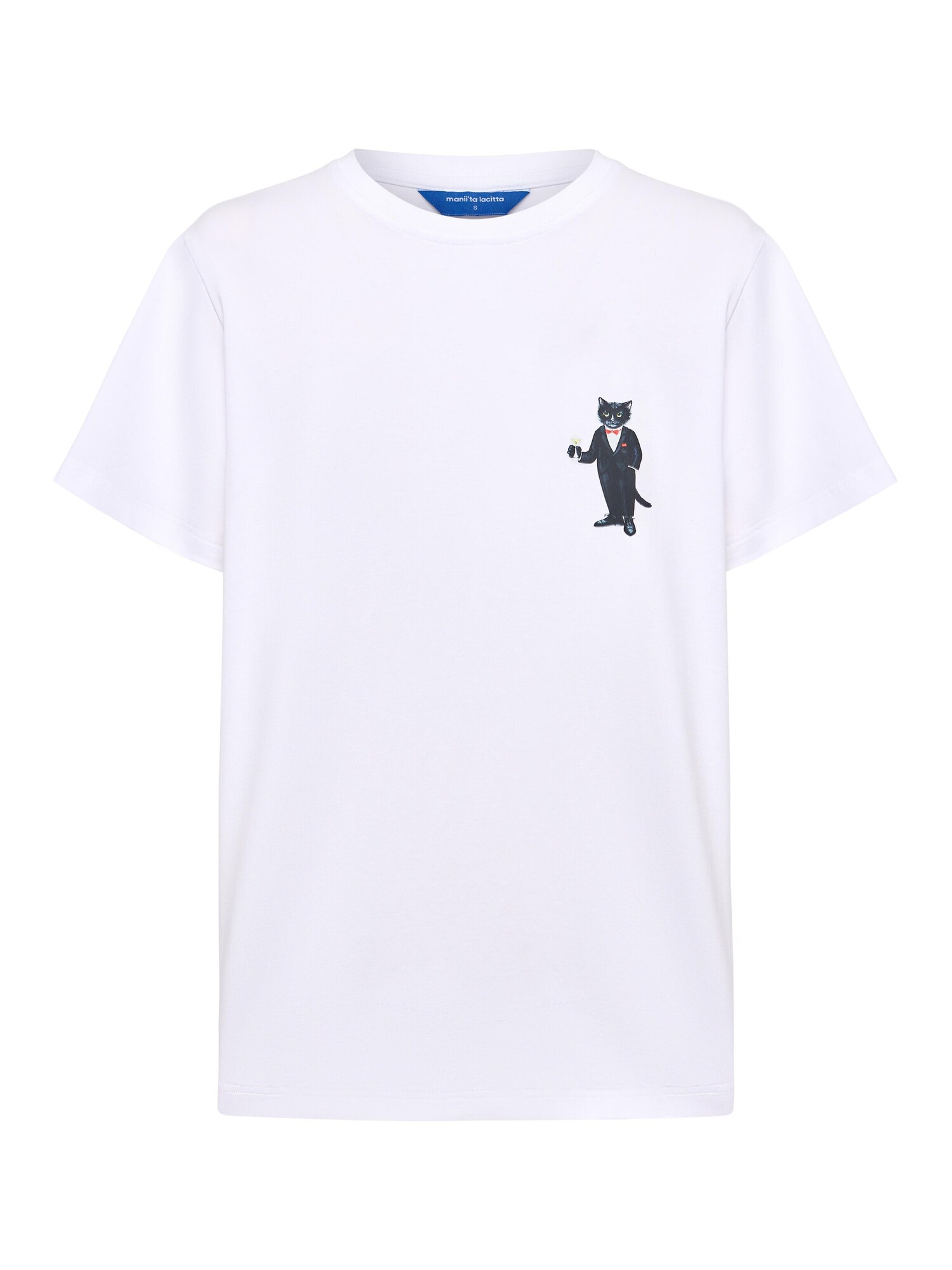 Cat e Lolette Tričko 'Mini Dandy Cat'  biela