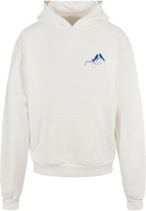 Merchcode Sweatshirt ‘Love Birds’ Blauw / Wolwit