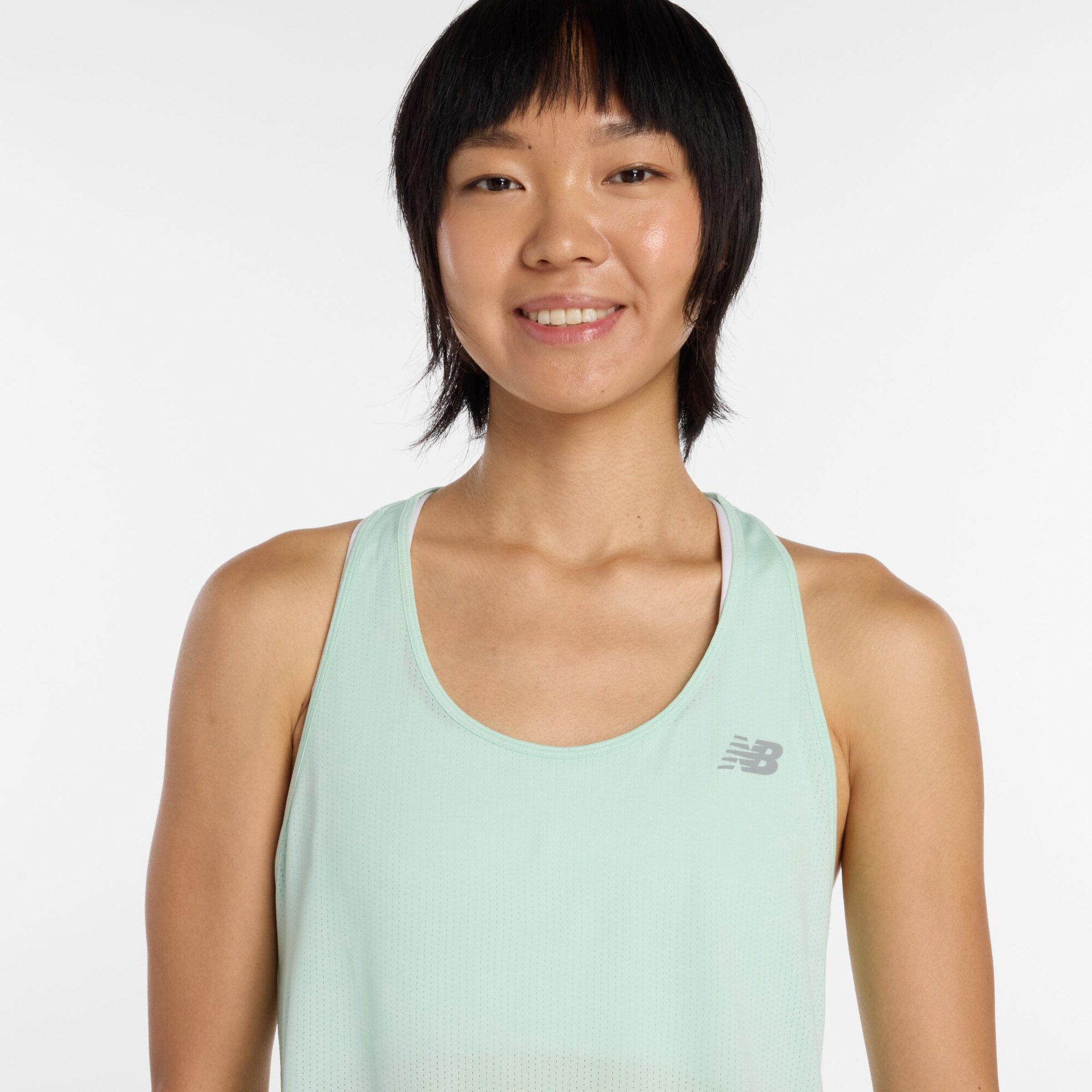 New balance Top deportivo 'Athletics'  verde claro – imagen 4