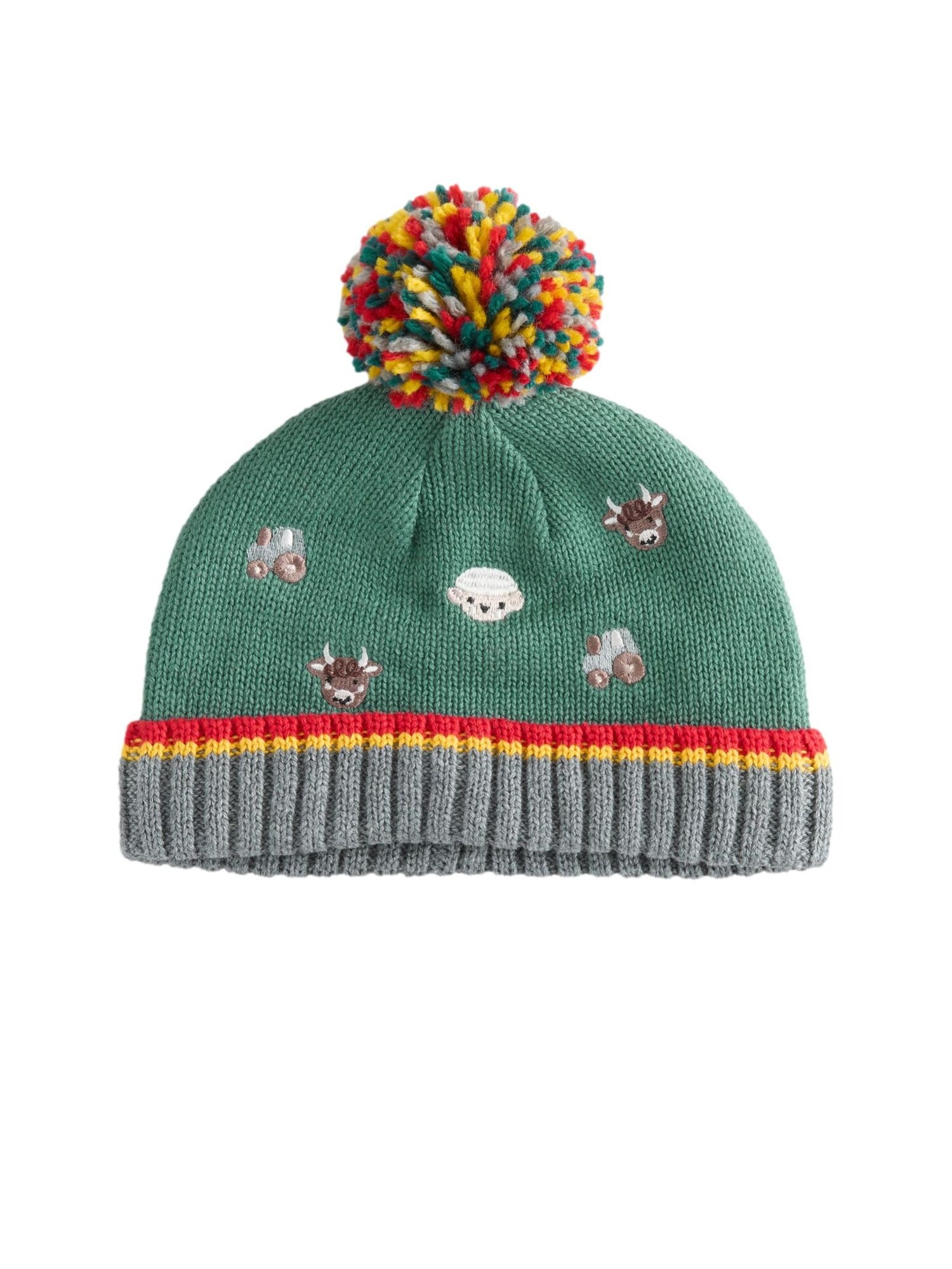 Next Căciulă  maro / gri închis / verde / roșu