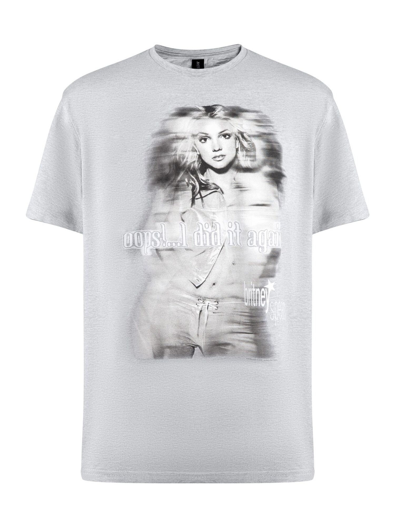 Britney Spears Collection Maglietta 'Britney Spears Oops I Did It Again T-Shirt' grigio