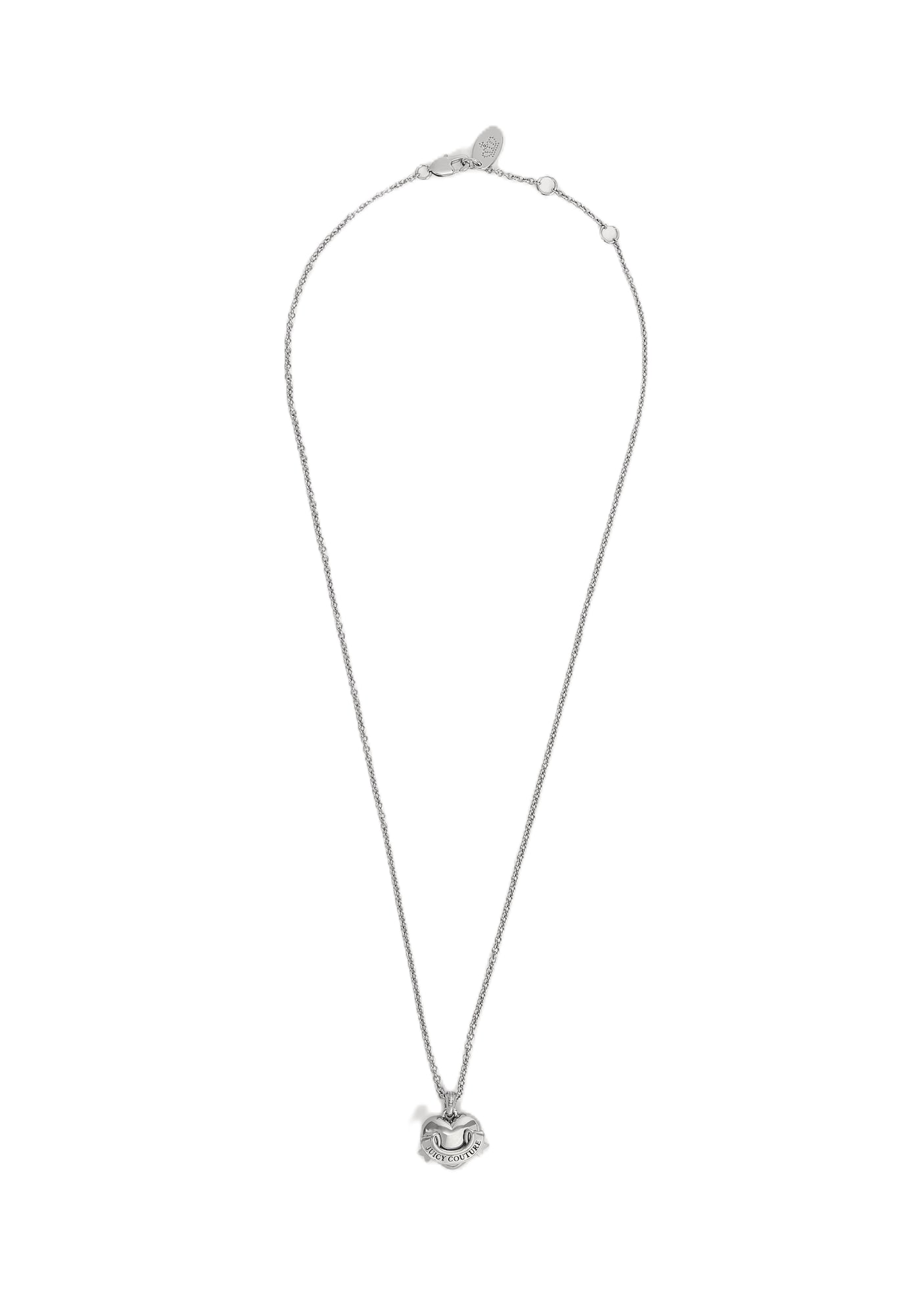 Juicy Couture Lanțuri Icon Heart argintiu