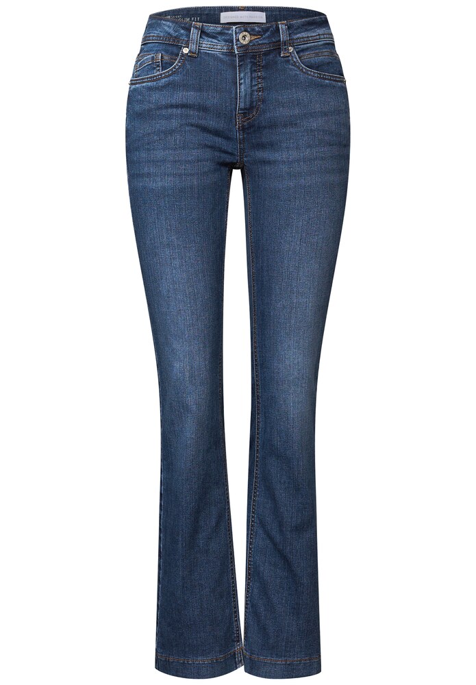STREET ONE Jeans Damen Größe 25 blau
