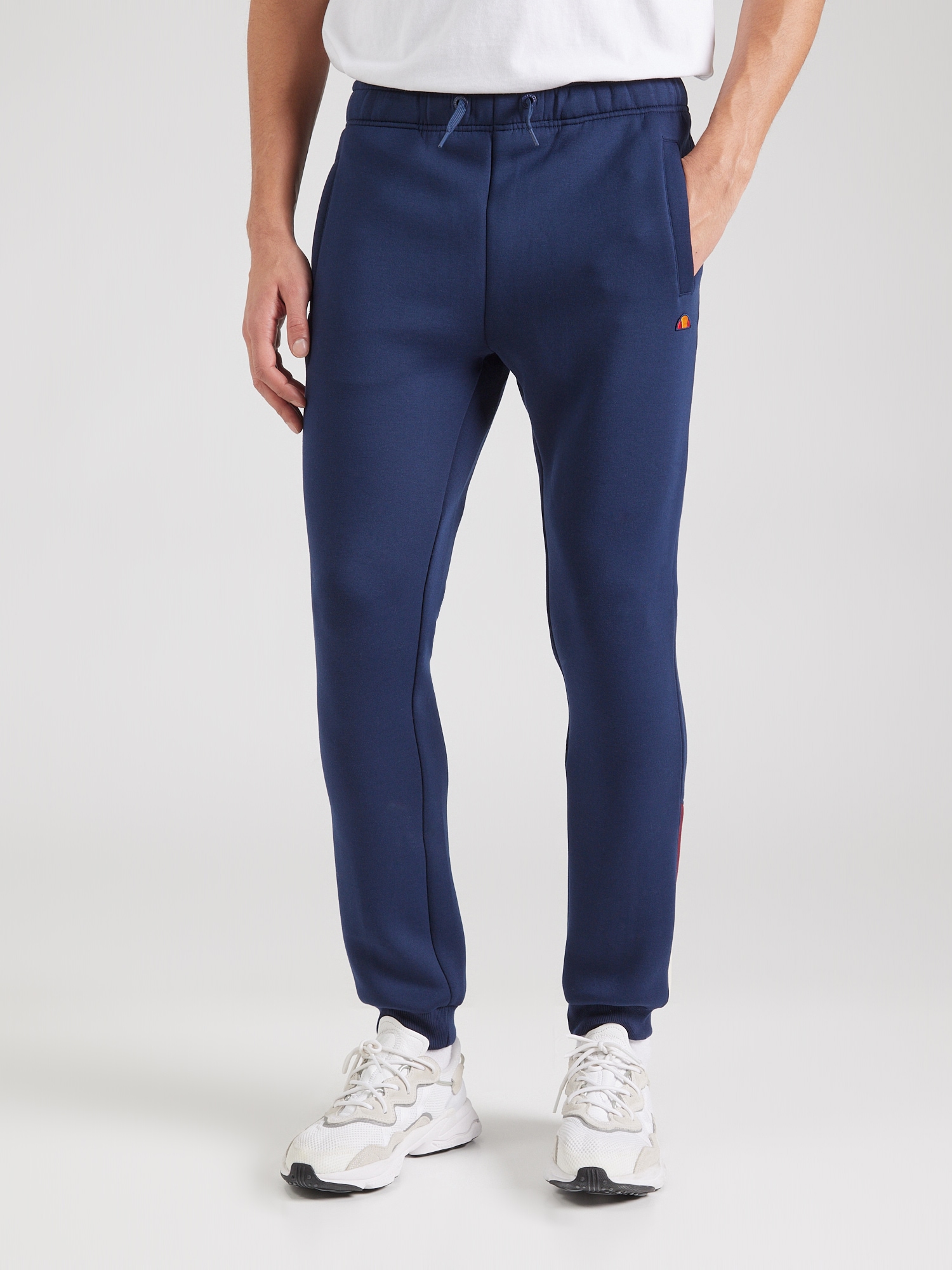 ELLESSE Nadrág 'Regent'  tengerészkék / sötétvörös / fehér termék 2. képe