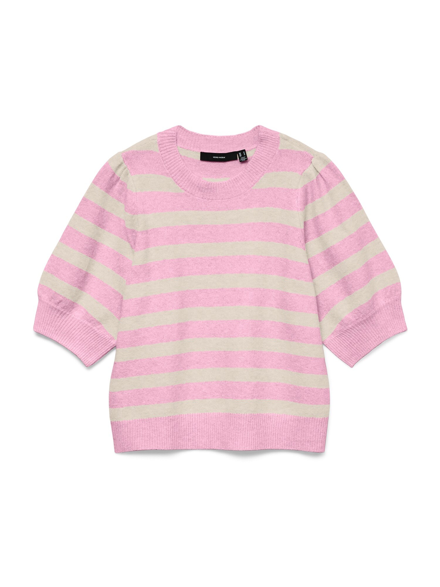 VERO MODA Pulover VMDOFFY  crem / roz deschis