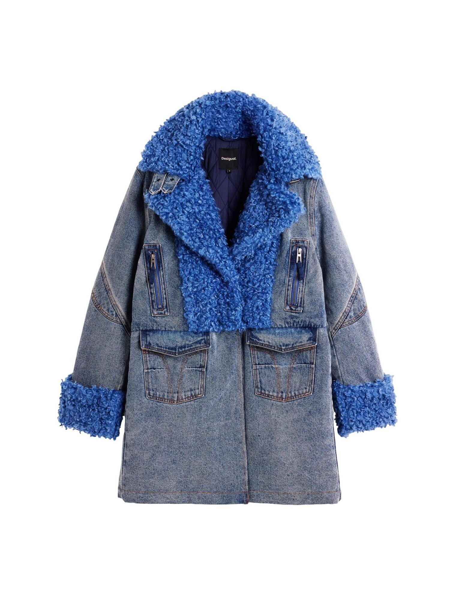 Desigual Chaqueta de invierno 'REPIRSE_CHAQ_MOONLIGH 26SWEWX1' azul