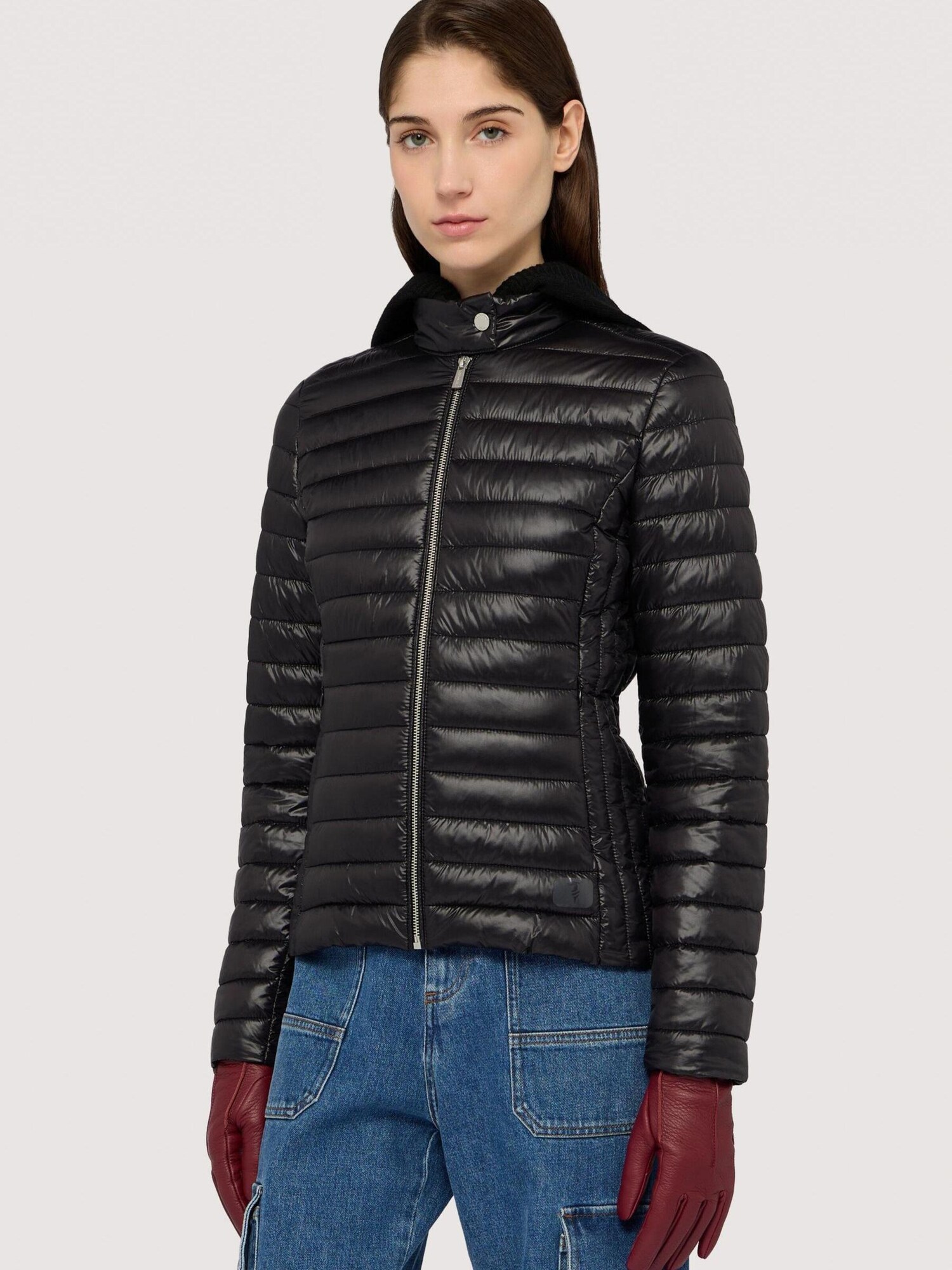 Trussardi Chaqueta de invierno negro – imagen 10
