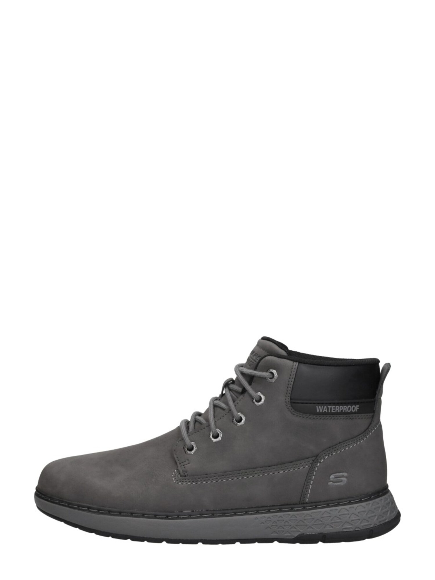 Skechers Veterlaarzen 'Relaxed Fit, Garlan - Deno' Donkergrijs
