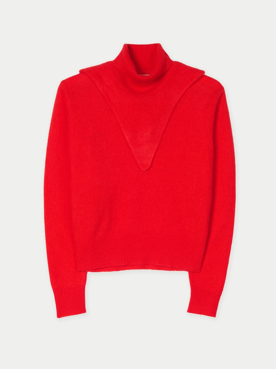 Tröja 'Women's Dual-Collar Cashmere Sweater'
