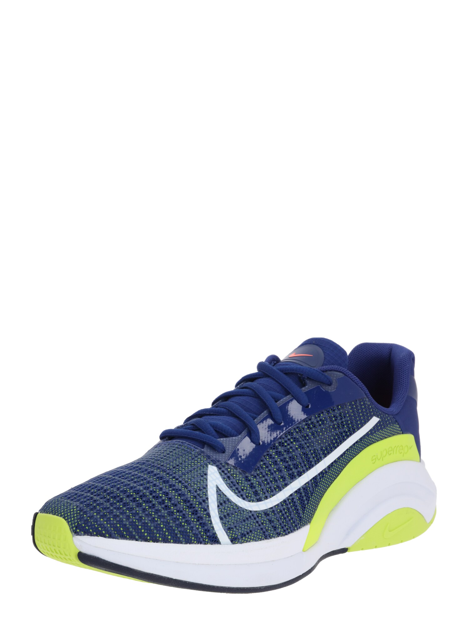 NIKE Sportiniai batai 'ZoomX SuperRep Surge'  sodri mėlyna („karališka“) / neoninė žalia / balta