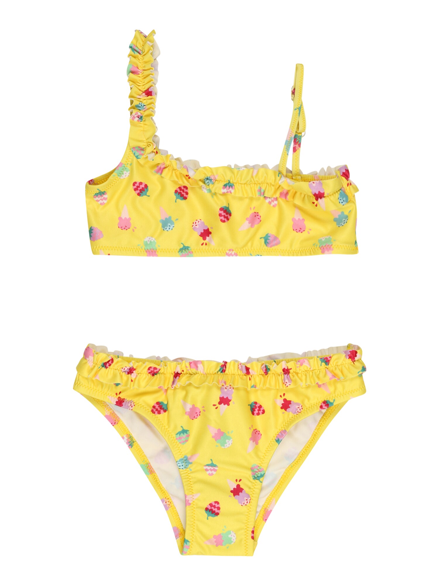 UNITED COLORS OF BENETTON Bikini dzeltens / jauktu krāsu