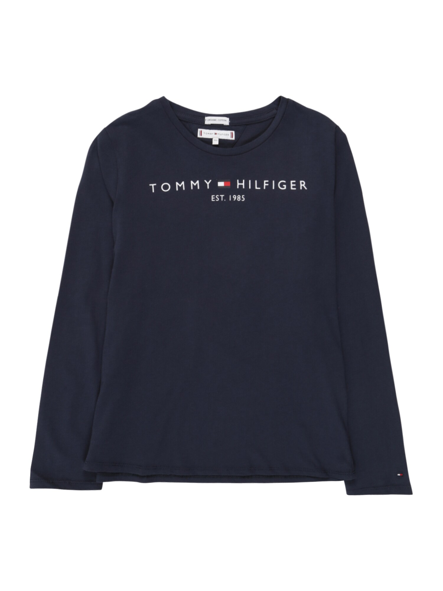 TOMMY HILFIGER Marškinėliai  nakties mėlyna / balta / melionų spalva