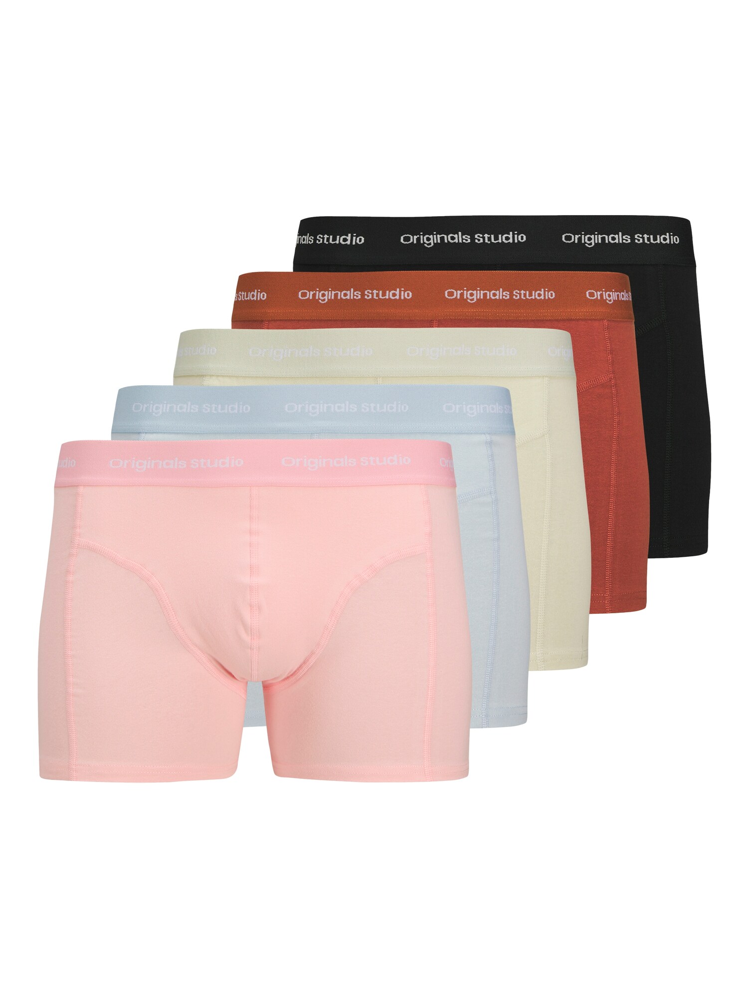 JACK & JONES Boxeralsók 'JACVesterbro'  világoskék / pasztellzöld / sötét narancssárga / rózsaszín / fekete akciós termékkép 1
