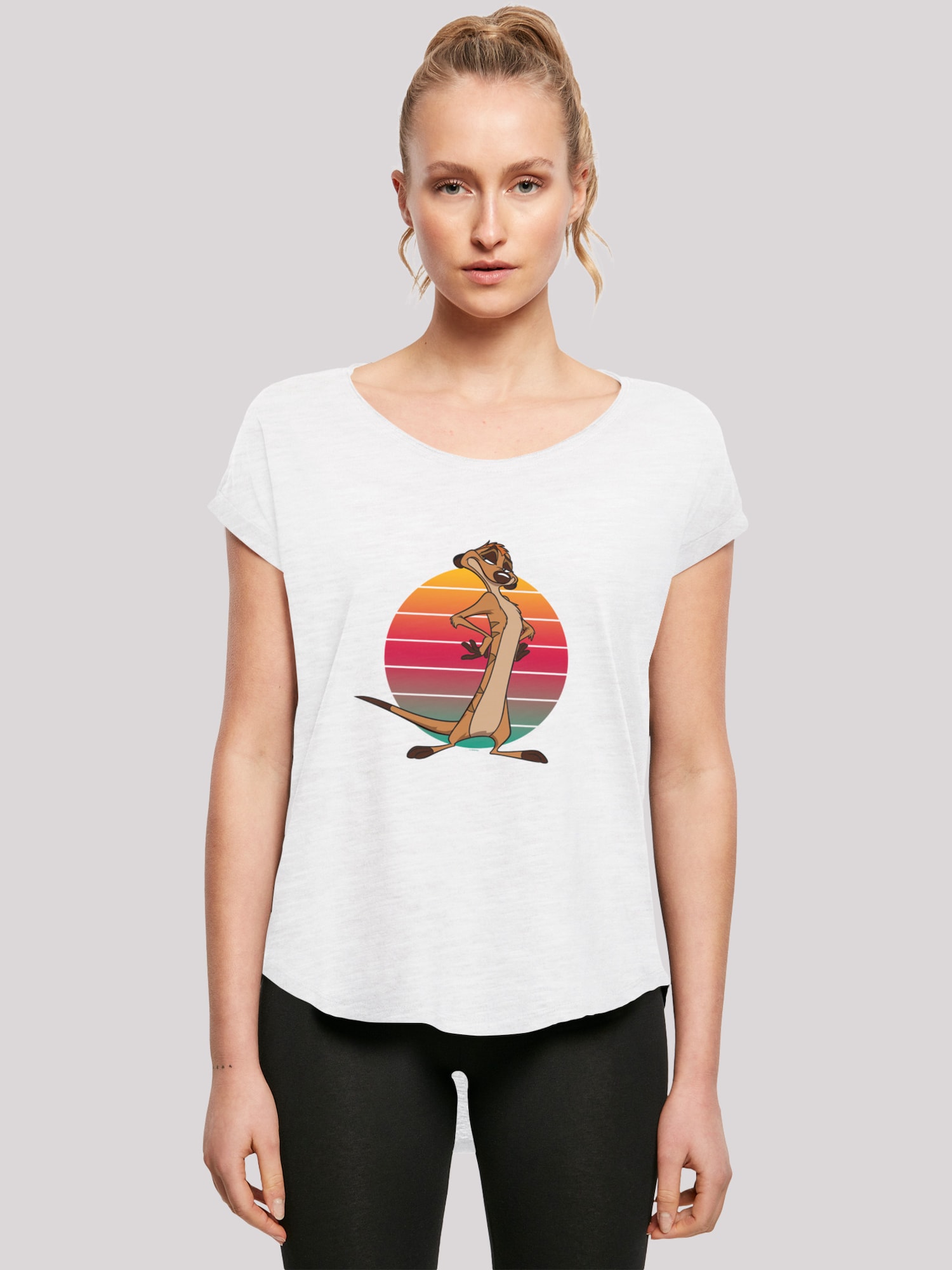 Thumbnail - F4NT4STIC T-Shirt Disney König der Löwen Timon Sunset