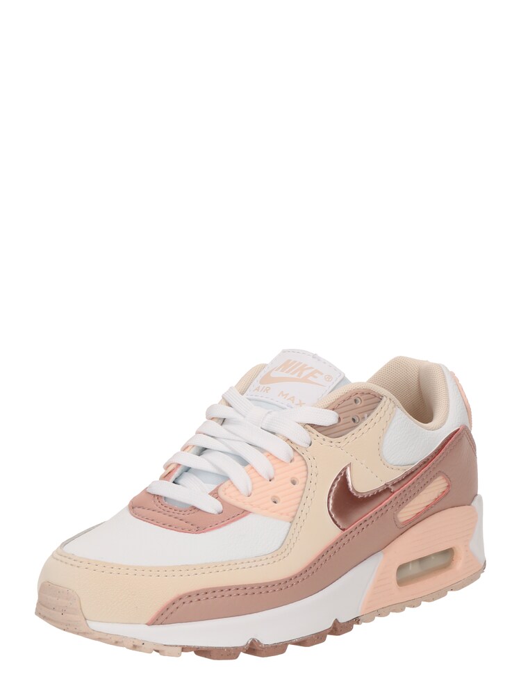 Nike Sportswear Sneaker 'Air Max 90' Damen Größe 36.5 nude / koralle / puder / weiß
