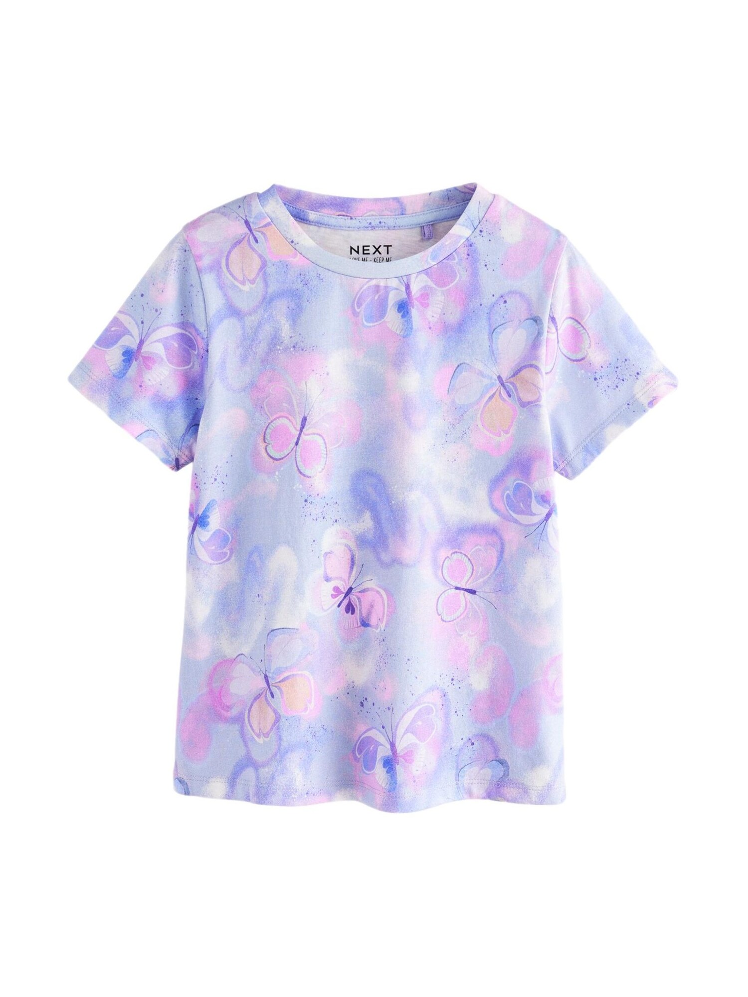 Next Tricou  lila / mov deschis / roz deschis