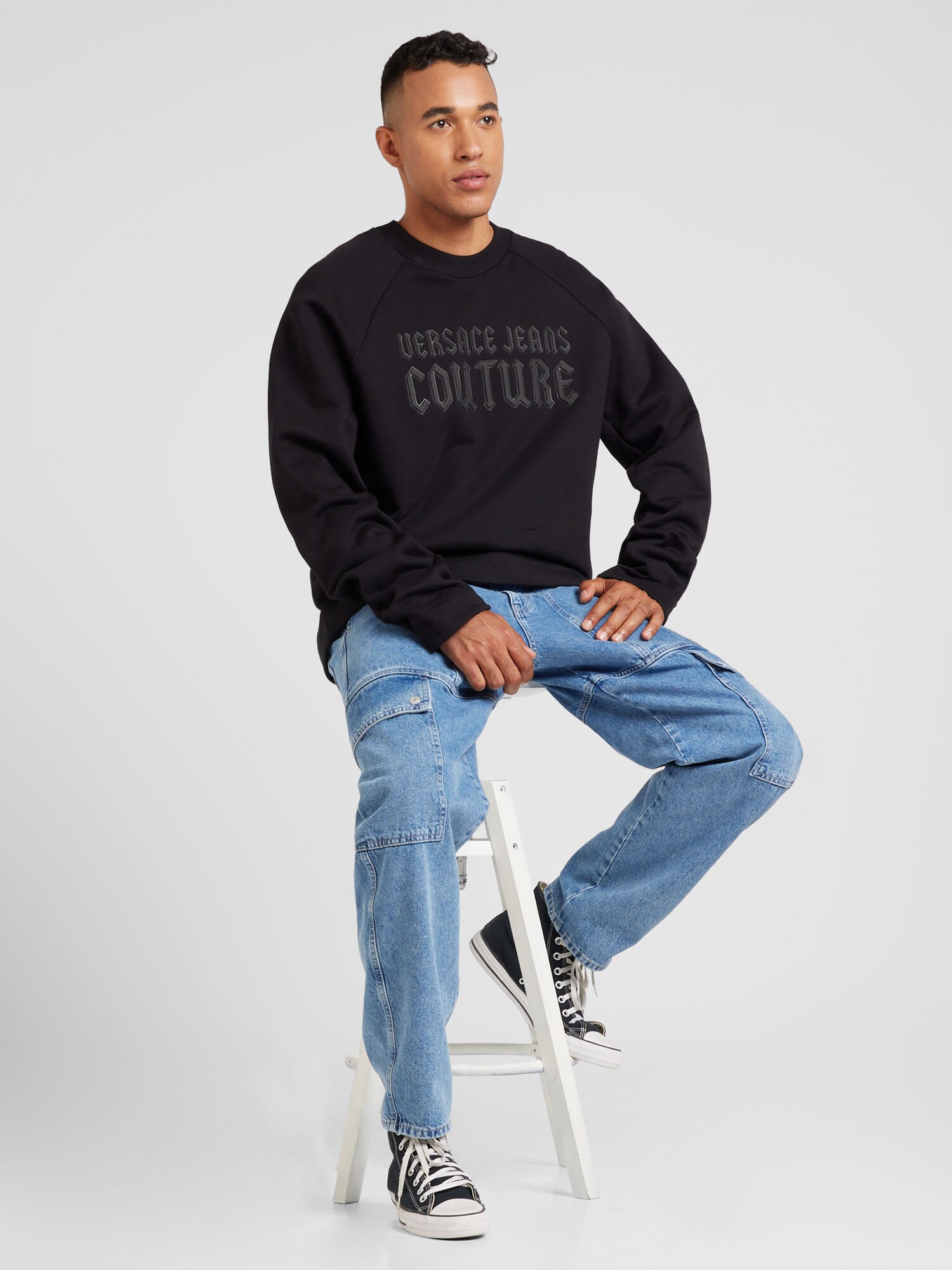Versace Jeans Couture Tréning póló  fekete termék 2. képe