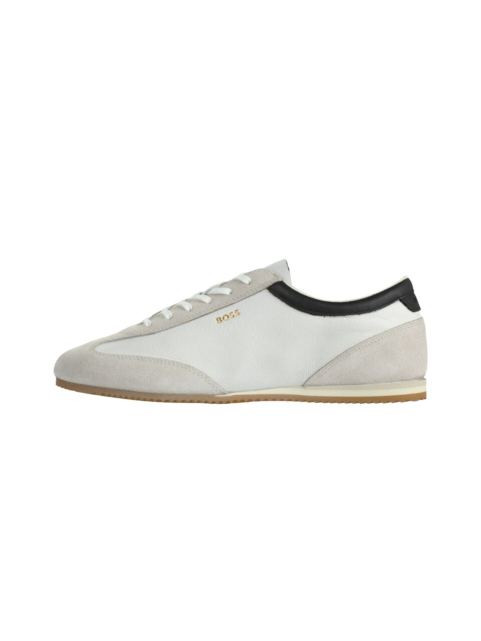 Låg sneaker 'Lineor' kräm / svart