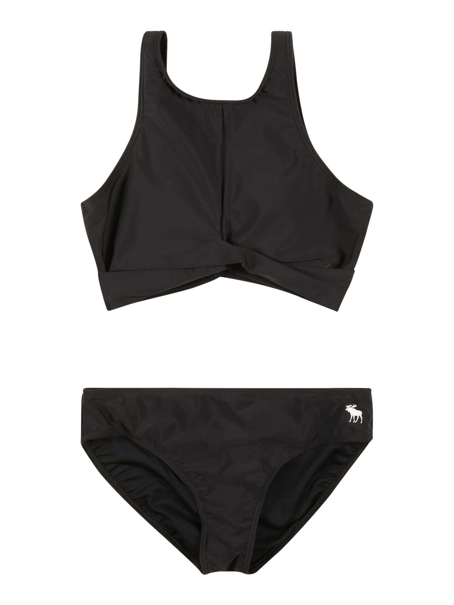 Abercrombie & Fitch Bikinis juoda / balta